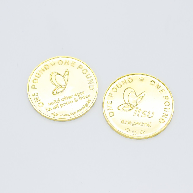 Logo Custom Color Printed Plastic Game Coins Tokens Plastic Trolly Coins