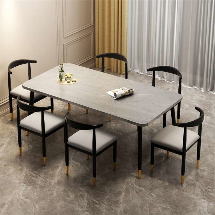 Round Square Rectangle Dining Table Set 4 Chairs Luxury Dining Table Set