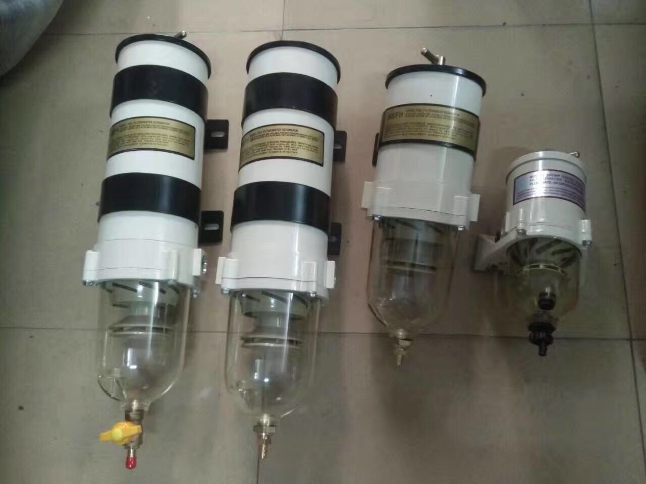Universal Fuel Line Water Separator Element Strong Inner Tube Long Service Life 900FH Assembly&Cup&Paper Filter