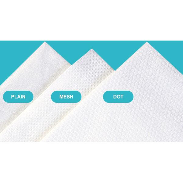 20% Vis 80% Pes Spunlace Nonwoven Fabric Parallel Lapping For Wet Wipes