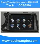 Car CD player for SsangYong Actyon sports 2005-2013 with bluetooth digital TV
