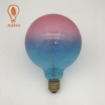 120V Colored Edison Bulbs 230V 100V 240V G125 E27 6W Nickel Plated