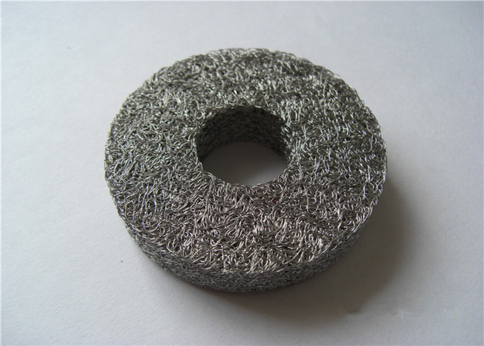 Wire Diameter 0.08 - 0.5 Mm Compressed Knitted Wire Mesh For Kinds Filtration Industry