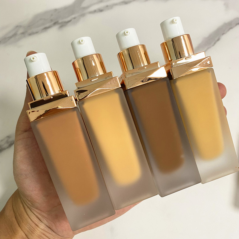 Private Label Face Makeup Foundation High Quality DIY Full Coverage Weightless Waterproof Liquid Foundation