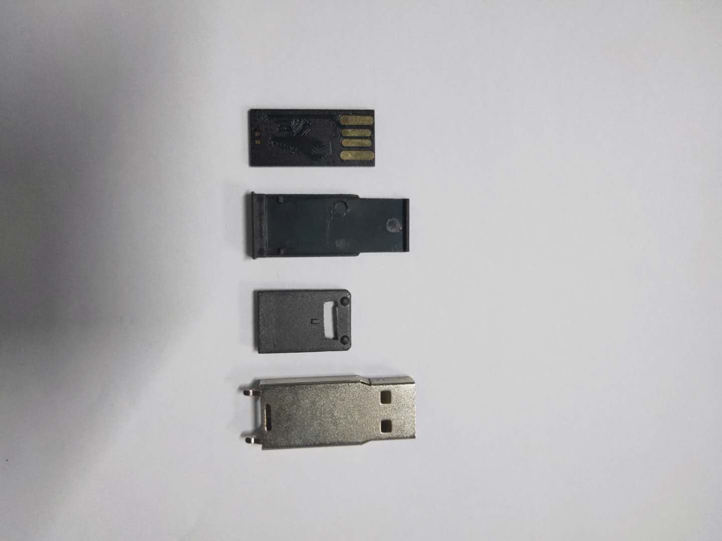 Metal PCBA Flash Chip Use By PVC Or Silicone USB Flash Drive Shape Inside