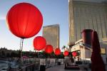 3000W Metal Halide Lamp Moon Light Up Balloons For Big Area Events Illumination