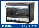 Waterproof Three Bay Outdoor Telecom Cabinet With Fan Cooling Integrated With