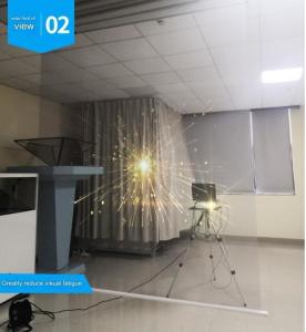 Wholesale 8k Moterized Holographic 3D Displays Lifting Projection Screen Tulle Curtain Wedding Outdoor from china suppliers