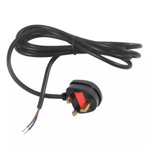 Wholesale H05VV-F UK Ac Power Supply Cable Cord 5a 250v Stripped And Tinned UK 2Pin from china suppliers