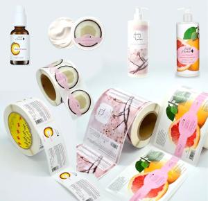 Wholesale Custom Designs Private Label Food Packaging Printing Adhesive Sticker Roll from china suppliers
