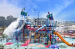 Custom Kids Water Play Equipment , Childrens Fun Play Fiberglass Slides