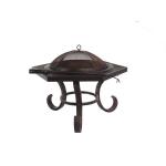 Hexagon Shape Stainless Steel Charcoal Outdoor Grills Painted Portable Bbq Fire