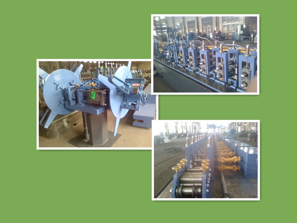 Alloy Steel Pipe Welding Machine With Accumulator Run Out Table
