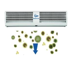 Wholesale 120mm Metal Shell Cross Flow Warehouse Air Curtain For Shopping Malls , Airports from china suppliers