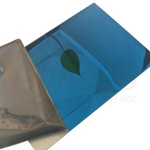 Wholesale SS 201 Stainless Steel Sheet Cold Rolled 1.2mm 1.5mm Sapphire Blue Mirror Finished from china suppliers
