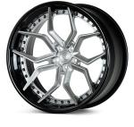 EVO3 3 PC Rims Forged 3-Piece Forged Wheels 18 Inch For Luxury Car Silver
