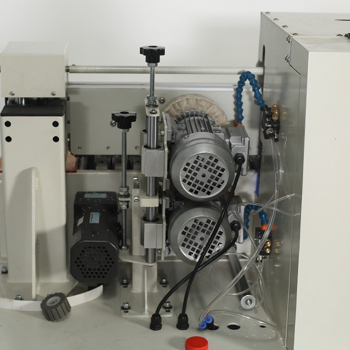 0.6-0.8Mpa Hot Air Edge Banding Machine 60mm Panel Pre Milling Edge Bander