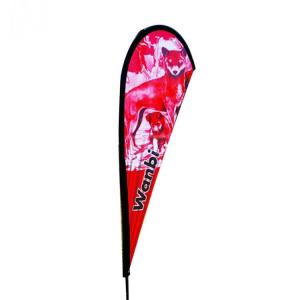 Wholesale Polyester Printed Teardrop Banners Display Flags For Advertising Customized from china suppliers