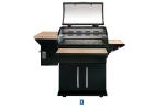 Powder Coated Wood Pellet Barbecue Grills Hopper Smoke Free Easily Assembled