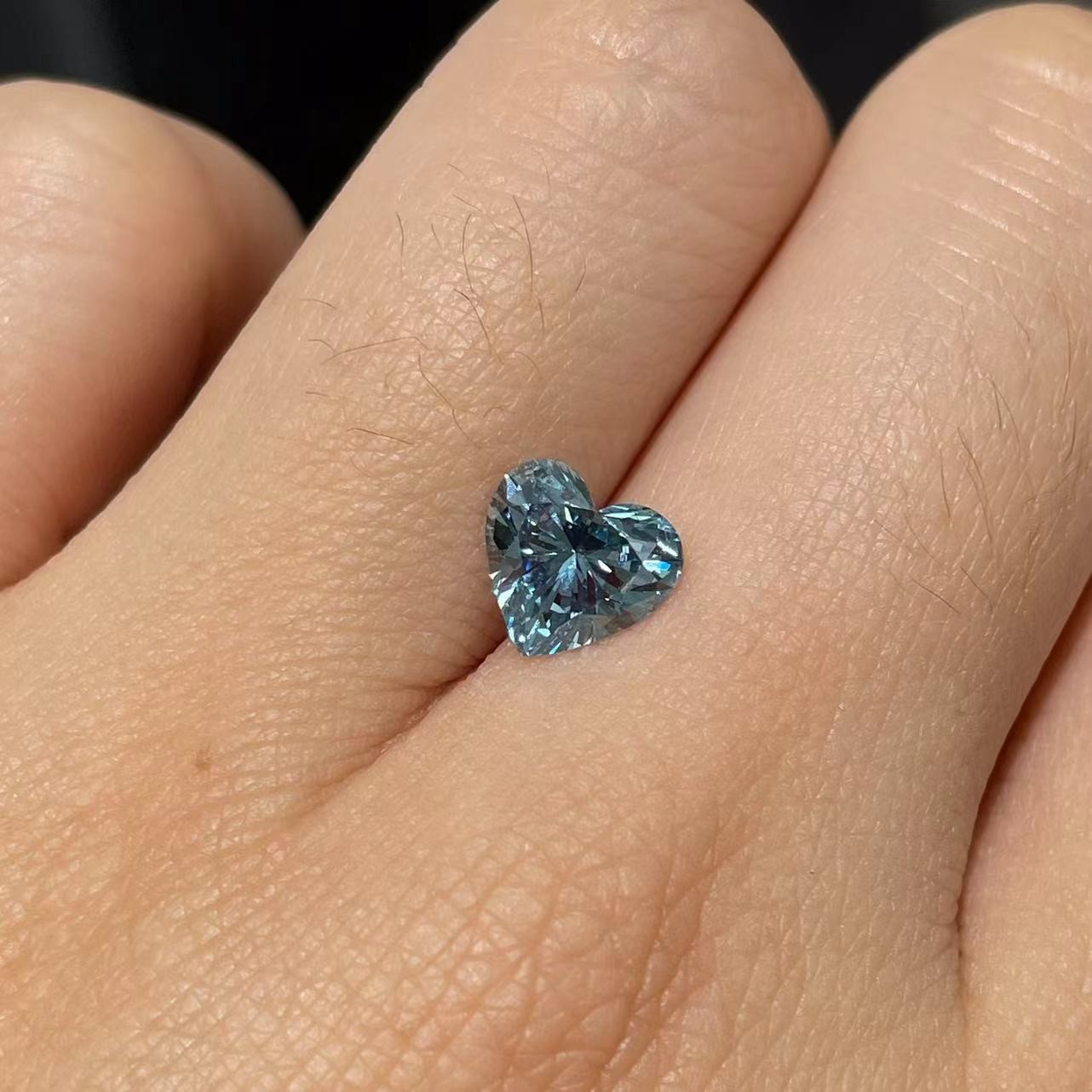 2.9ct Fancy Intense Lab Grown Blue Diamonds With IGI Certification