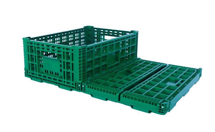 Plastic collapsible fruit mesh crate Manufacturer