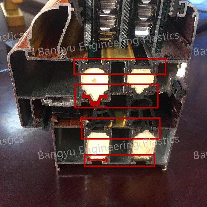 Aluminum Sliding Glass Sound Insulation Strip Window Heat Insulation System Window