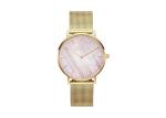 Two Hand Stainless Steel Waterproof Female Watches Interchangeable Mesh Bracelet