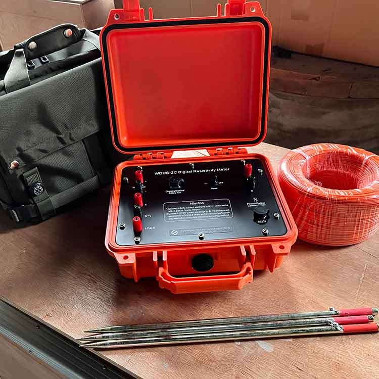Soil Resistivity Measurement Methods DC Meter 4 Wire Resistance Meter