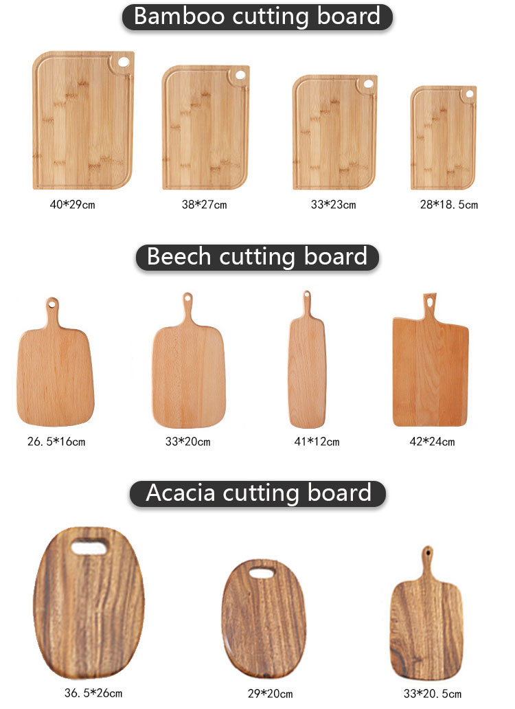 Smart Handled Acacia Wood Chopping Board 1cm Thickness