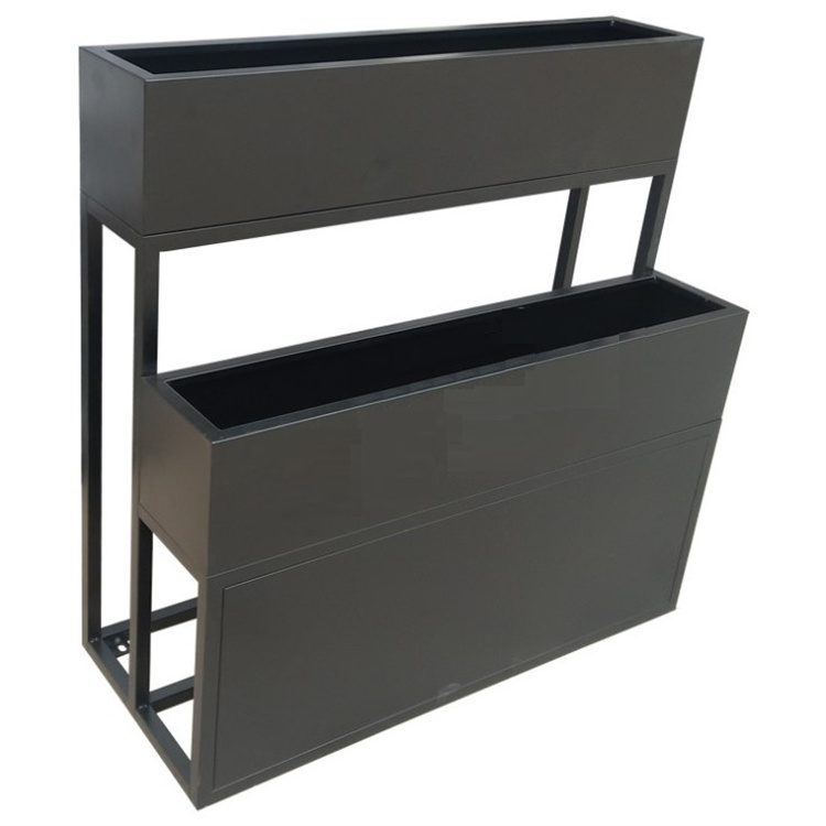 Factory Directly production large 3 tier garden metal planter box square