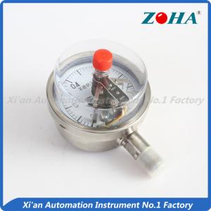 Wholesale Shock Corrosion Proof Electric Oil Pressure Gauge / Small Magnetic Pressure Gauge from china suppliers