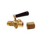 CNC Three Way Pressure Gauge Cock Lead Free Brass