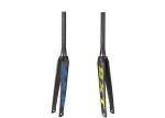 300mm Tube Carbon Road Bike Fork Aero Shaping Flat Mount Hard Disc Brake Front