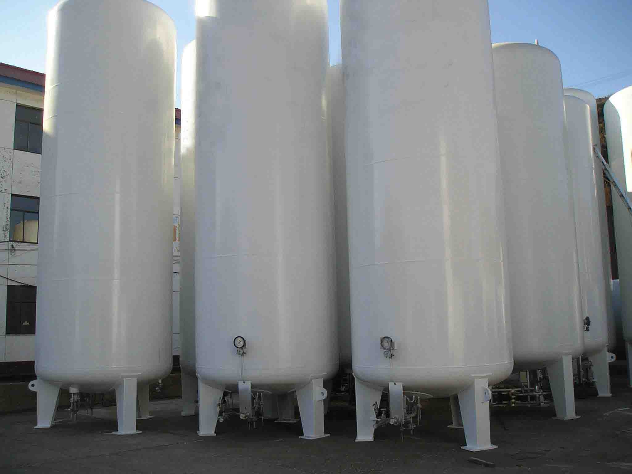 Low Temperature Pressure Vessel Tank, High Quality Horizontal Storage Tank