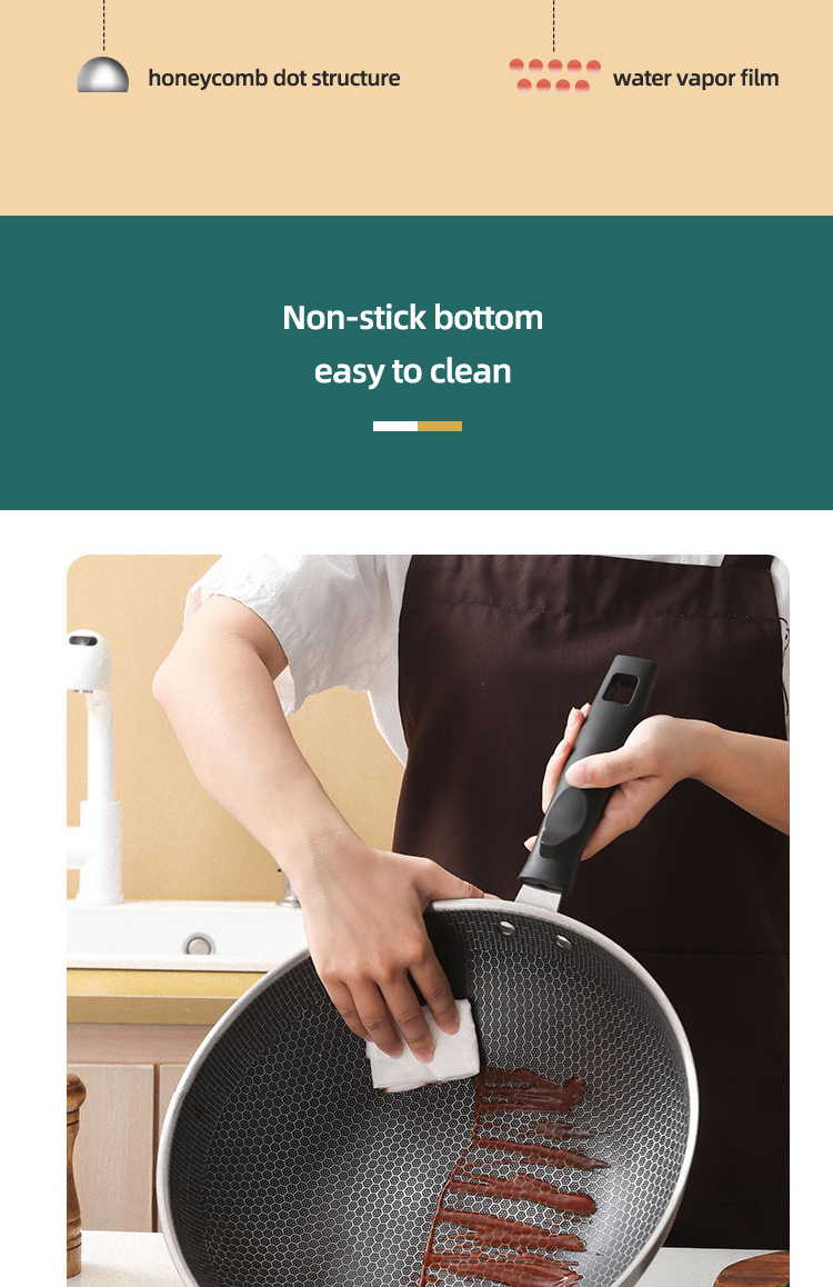 Silver Cooking Kitchen Metal Cooking Pan Glass Cover Non Stick Frying Pan