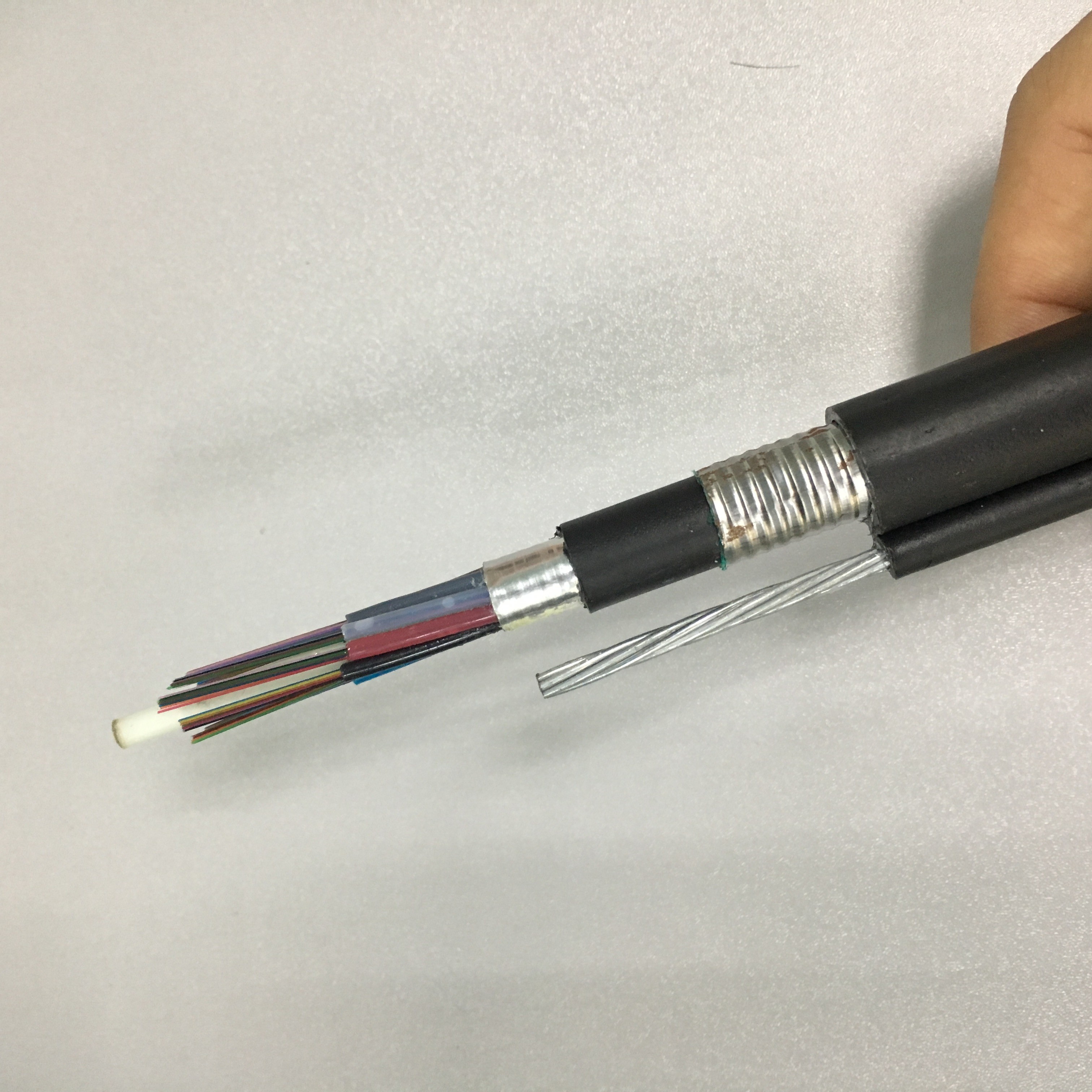 Armored Double Jacket Figure 8 Fiber Optic Cable GYTC8A53