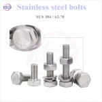 ISO9001 2015 Approved SS304/316 Hex Bolts and Nuts for Heavy-Duty Fastening