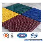 PUR Indoor Sports Flooring Anti Skidding Interlocking Flooring Tiles