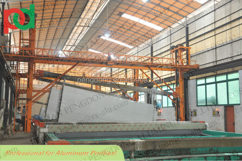 Wood Grain aluminium profile for kitchen cabinet