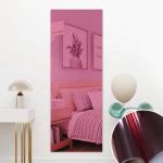 Vinyl Adhesive Mirror Wall Sticker Fireproof Self Adhesive Window Film