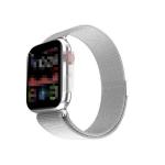 Metal Band Men Blood Pressure Tracker Watch , Full Touch Ip67 Waterproof Smart