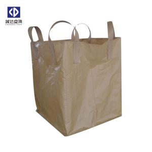 Wholesale High Strength Jumbo Bulk Bags 500KG 1000KG Beige Color Virgin Polypropylene Material from china suppliers