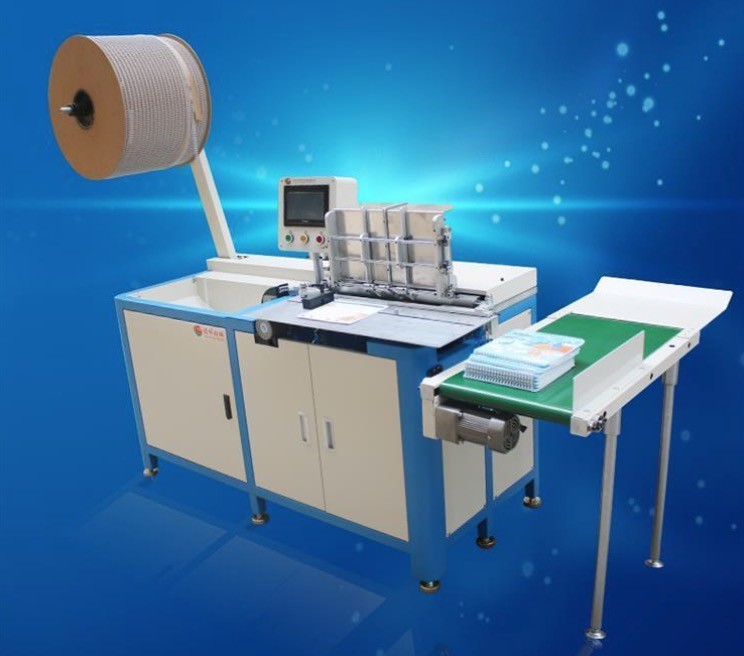 Notebook Double Spiral Binding Machine Heavy Duty Electric Semi Automatic