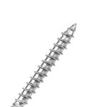 100mm Flat Knurling Wood Chipboard Screw Stainless Steel Plain Measurement