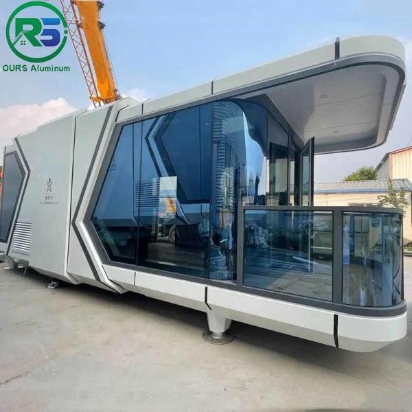 8.5M Length Mobile Homes White Alcoa Aluminum House Villa Modular House Flat
