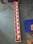 304 Stainless Steel Anti-corrosion Water Level Gauge Staff with 100*8cm Size