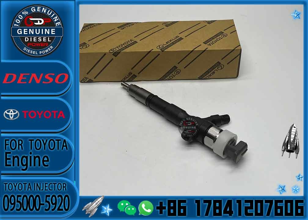 095000-5920 auto engine diesel fuel injector 5920 common rail injector 0950005920 23670-09070 23670-0L020