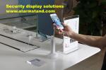 COMER display anti-theft gripper magnetic stands for mobile phone stores