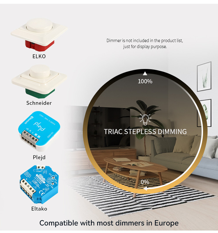 4 Watt LED Drive 100mA 0%-100% Triac Dimmable Power Supply