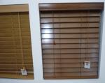 50mm 100% basswood venetian blinds for windows with steel high headrail and